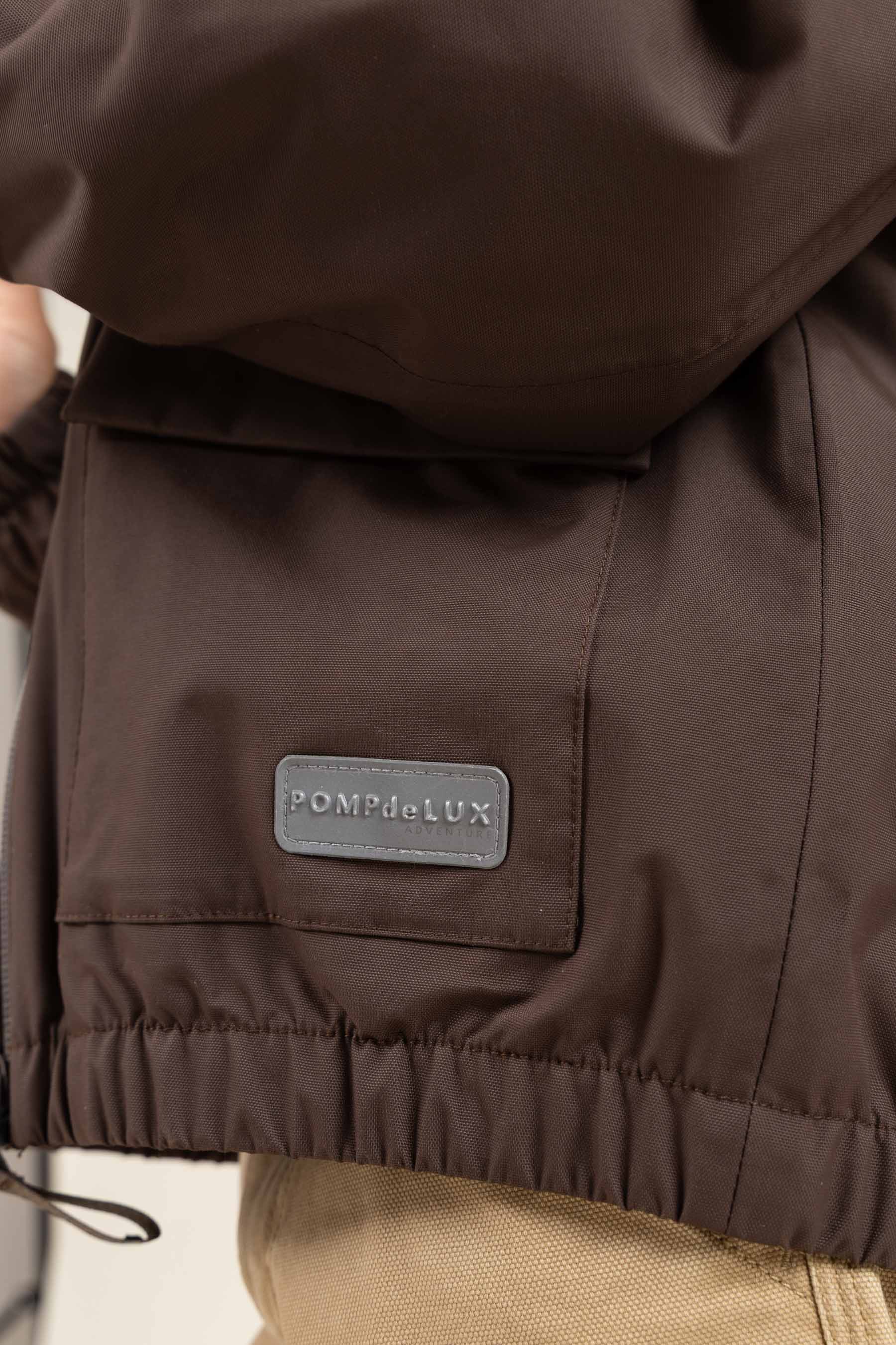 Shell Jacke mit Path-Tasche - Kids - Chocolate | 100499 Luke