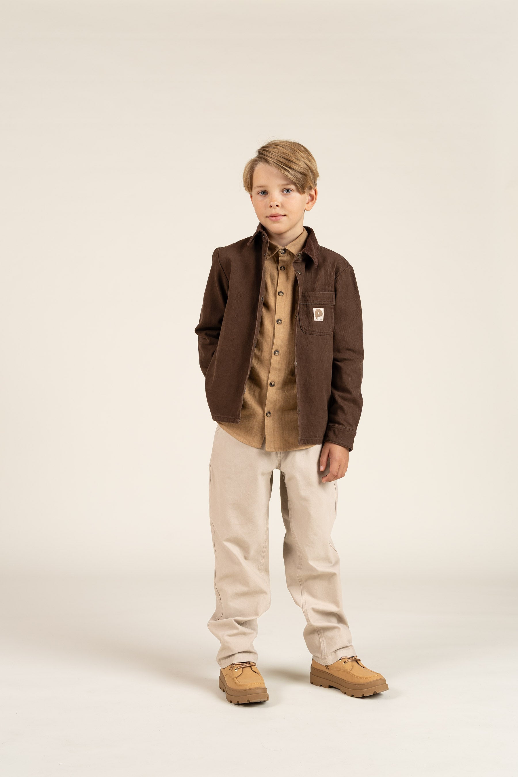 Twill-Über Hemd - Tween - Chocolate | 100611 Carter