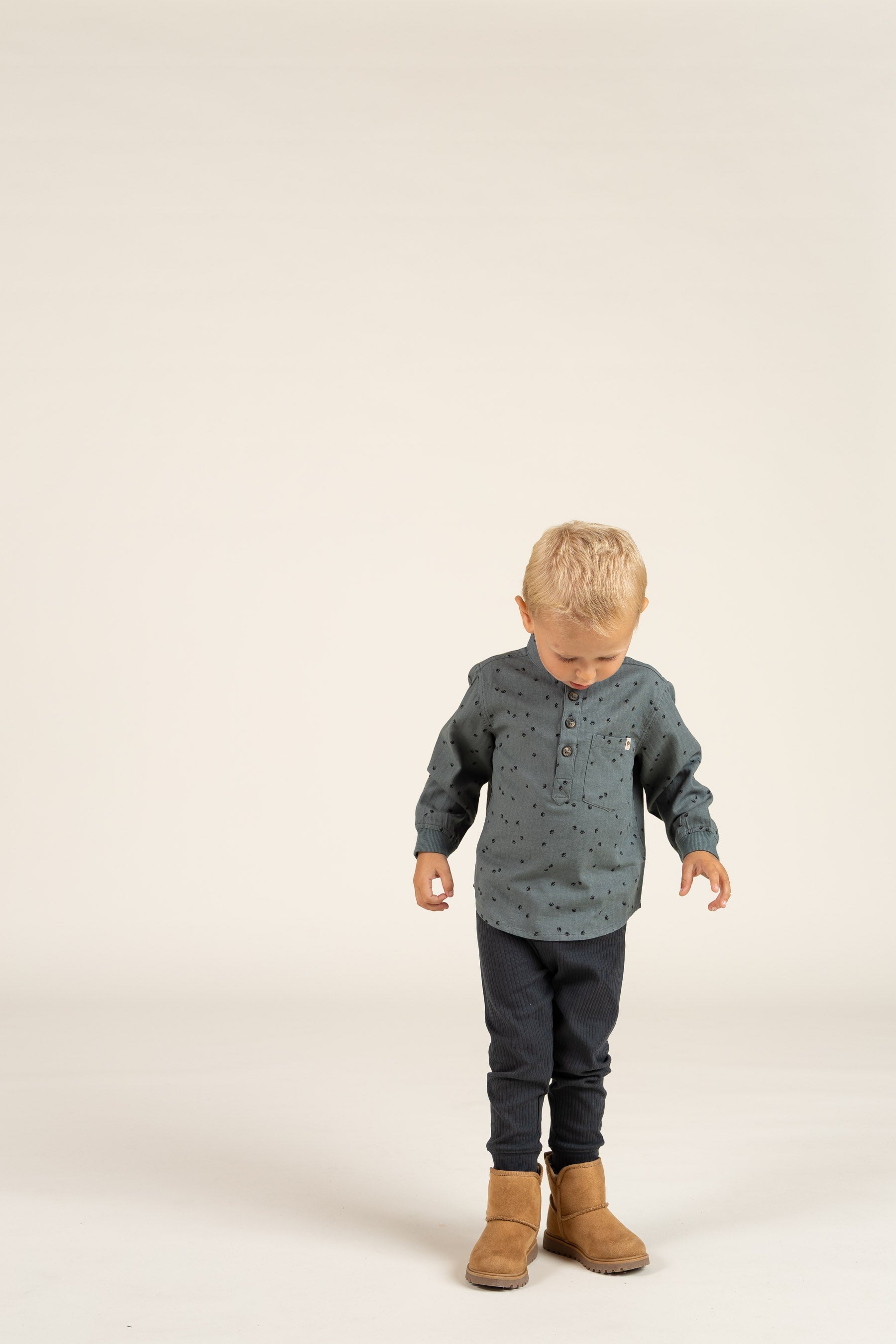 Baumwoll-Ripphose - Kids - Forest Green | 100572 Manson