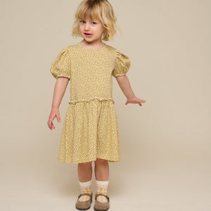 Jersey-Kleid - Kids - Yellow | 101223 Lea