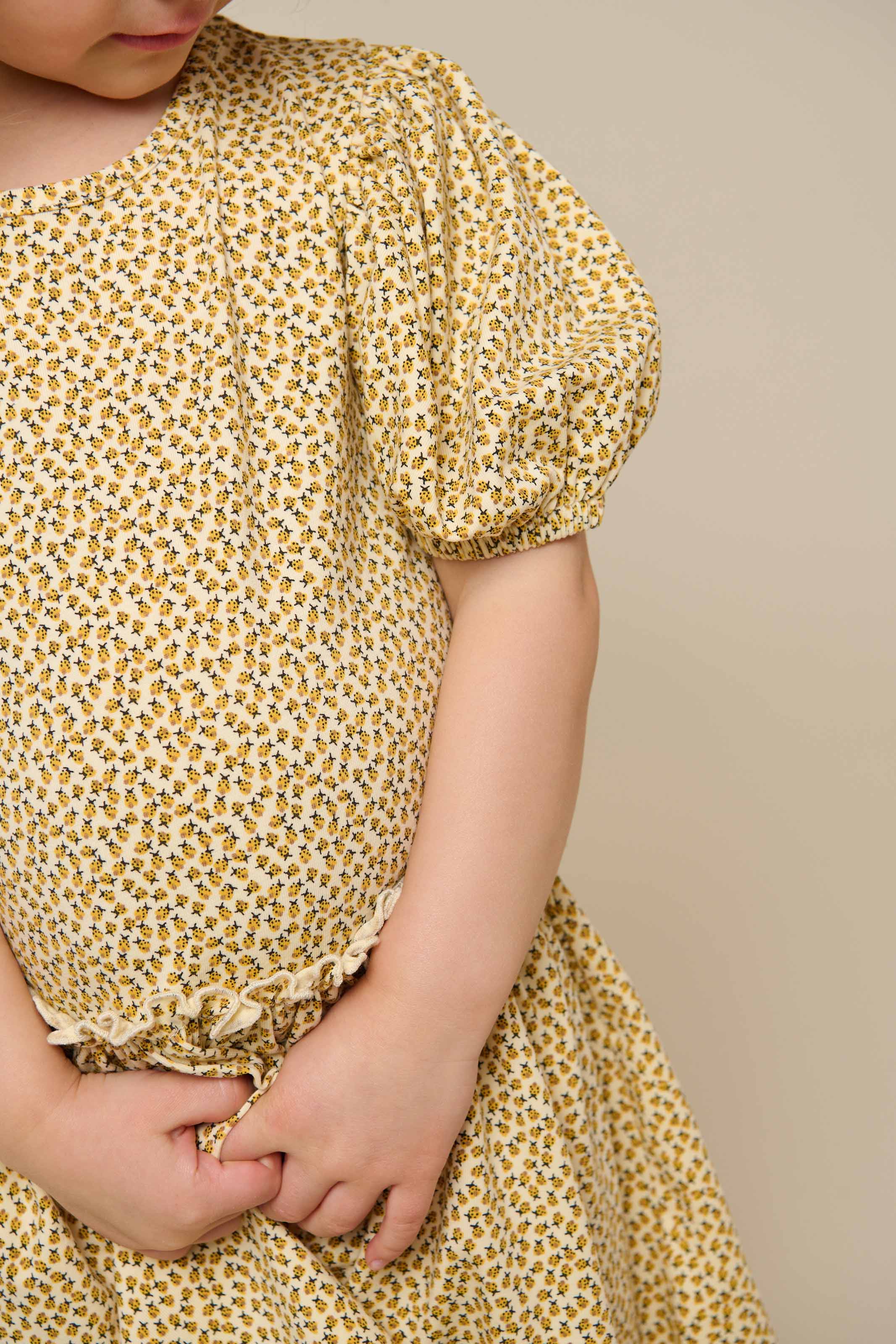 Jersey-Kleid - Kids - Yellow | 101223 Lea