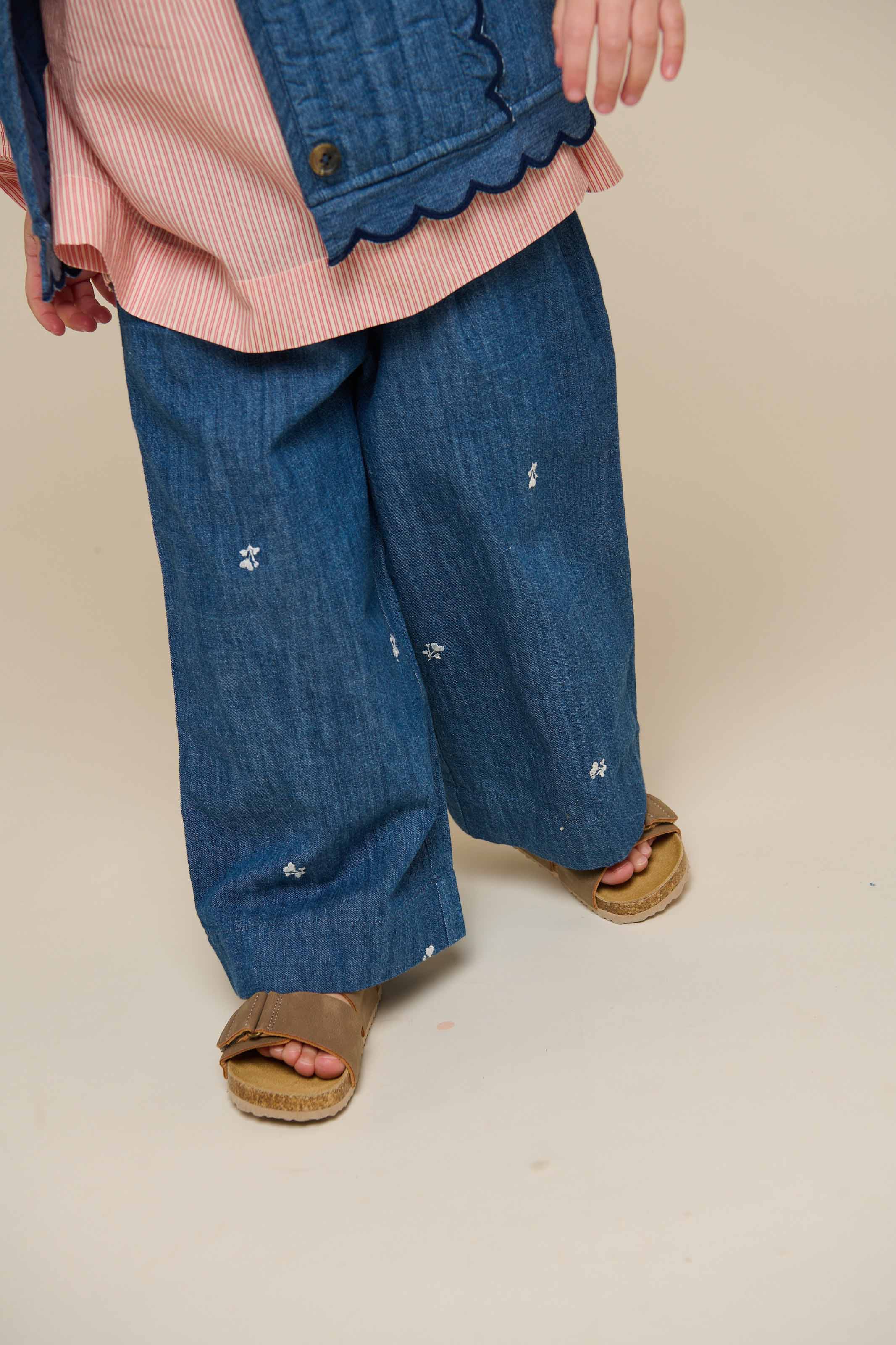 Gesteppte Denimweste - Kids - Blue Denim | 101052 Isabella
