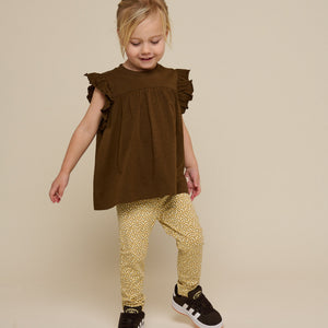 Jerseybluse - Kids - Dark Brown | 101332 Lucia