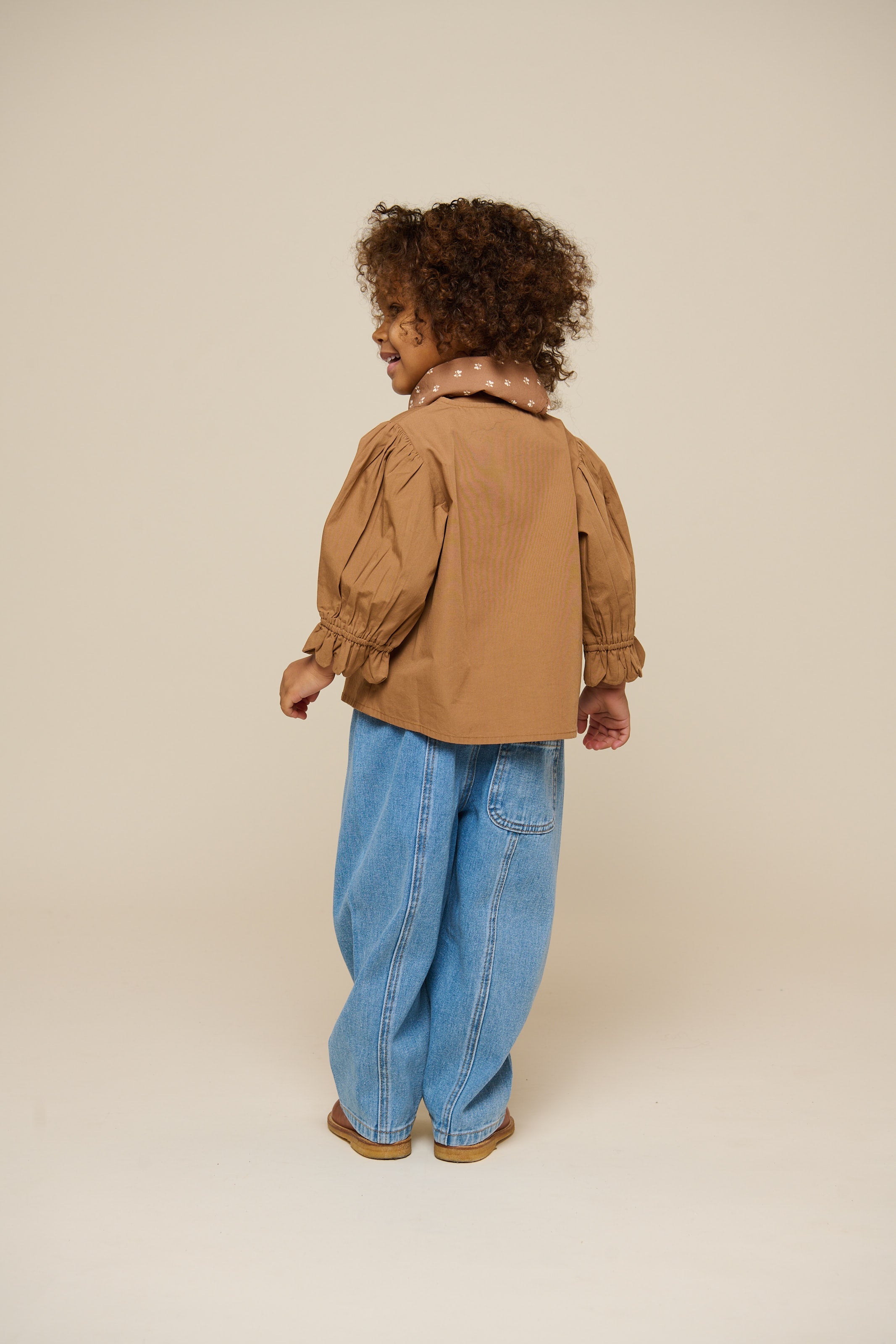 Popelinebluse mit Muschelkante - Kids - Coconut | 101046 Joy