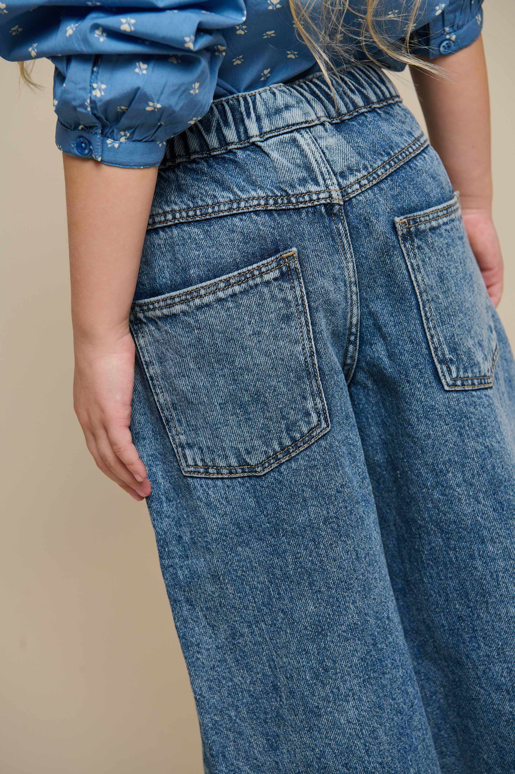 Ausgestellte Jeans - Tween - Blue denim | 101154 Carmen