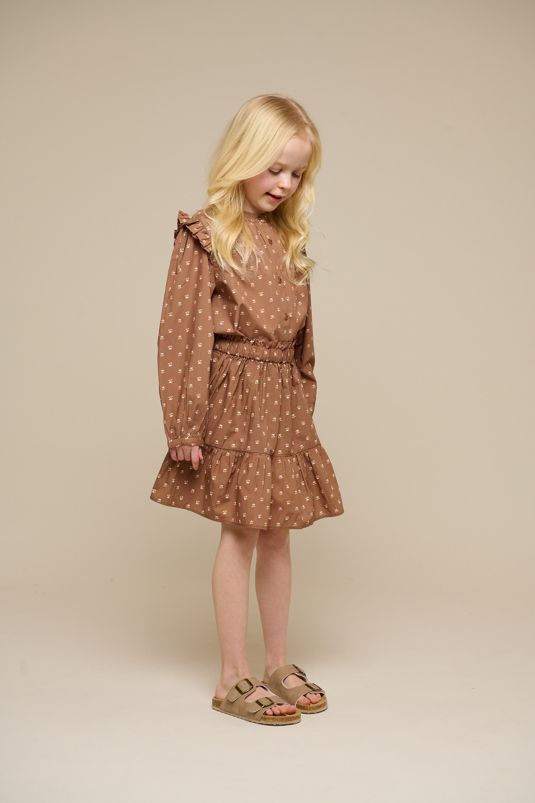 Bedruckter Popeline-Rock - Tween - Coconut | 101086 Camilla