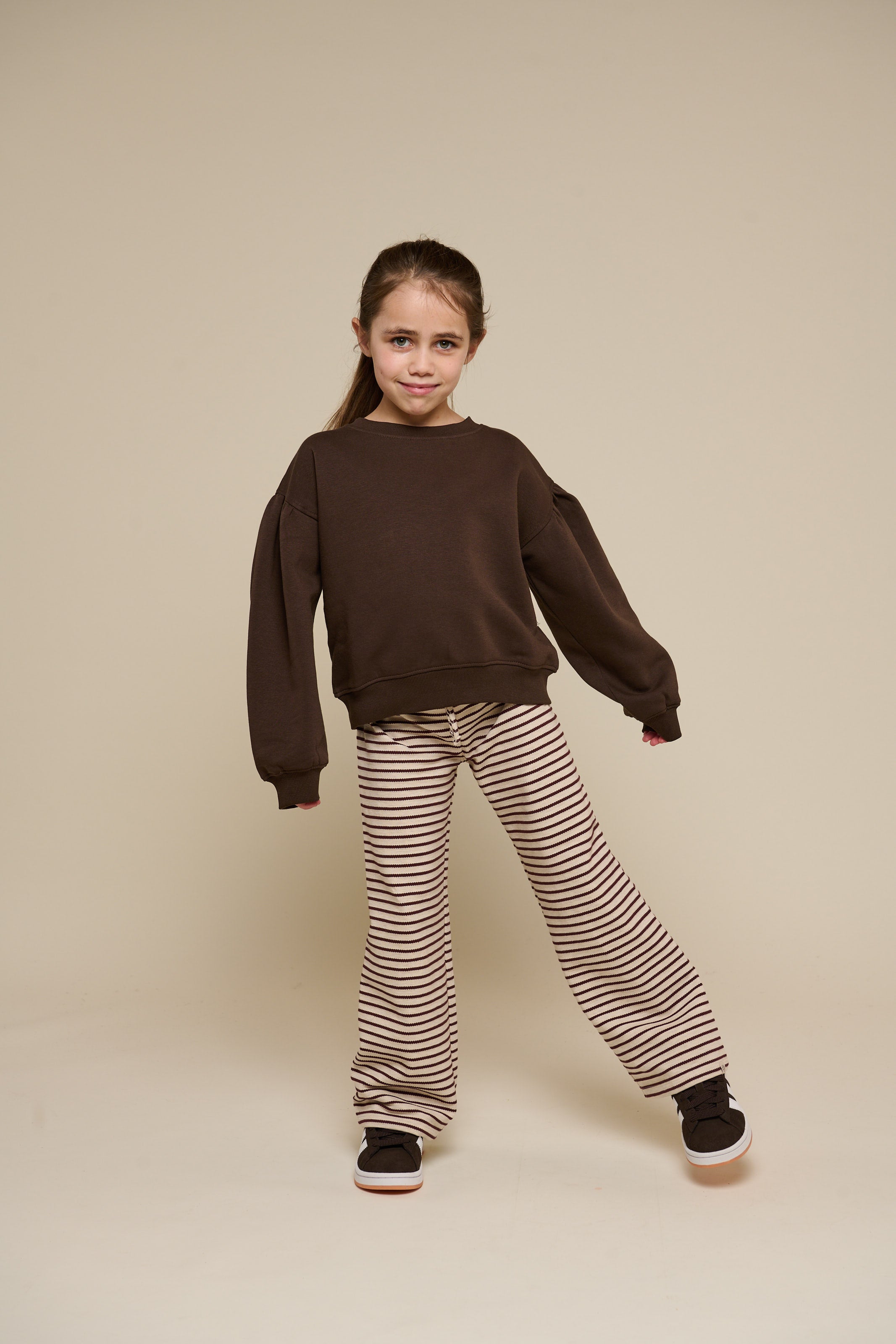 Sweatshirt mit Schleifendetail - Tween - Chocolate | 100815 Ruth