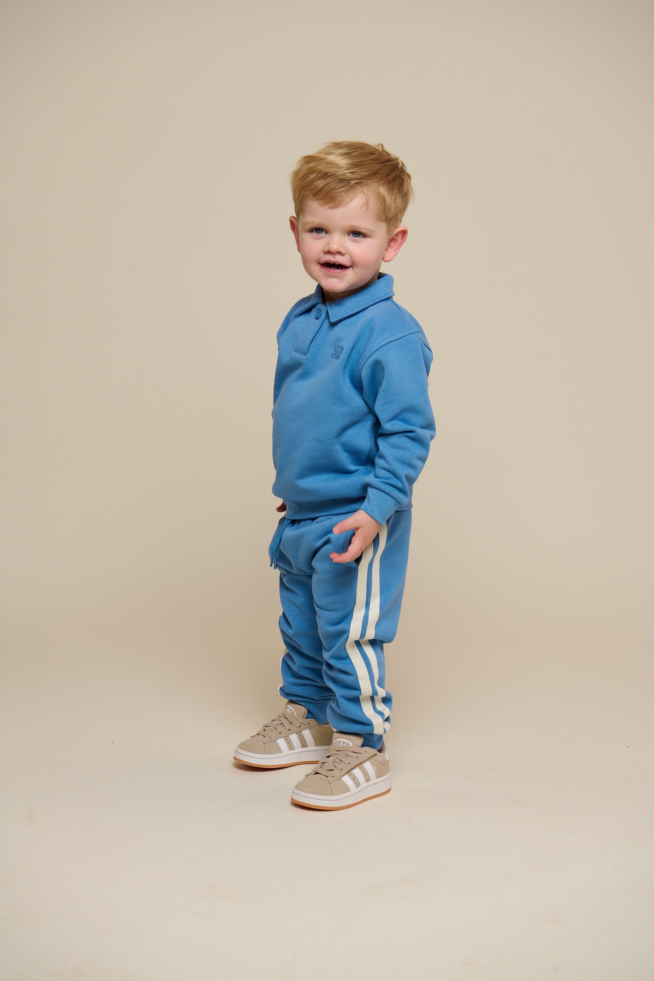 Sweatpants mit Tape - Kids - Dusty Blue | 101257 Carter