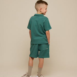 Strukturierte Jersey-Shorts - Tween - Tropical Green | 101220 Sonny