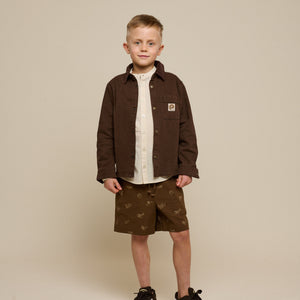 Twill-Über Hemd - Tween - Chocolate | 100611 Carter