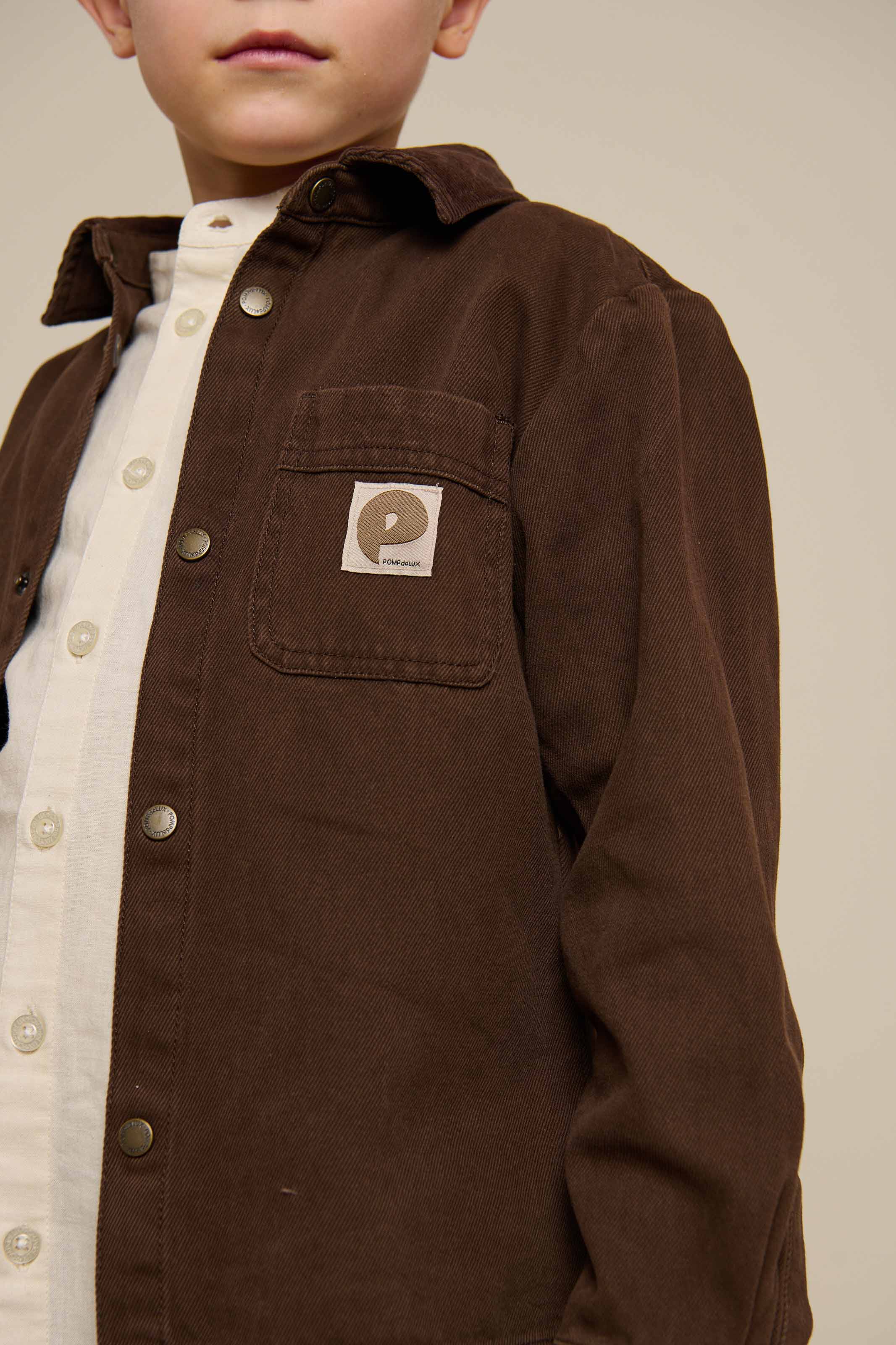 Twill-Über Hemd - Tween - Chocolate | 100611 Carter
