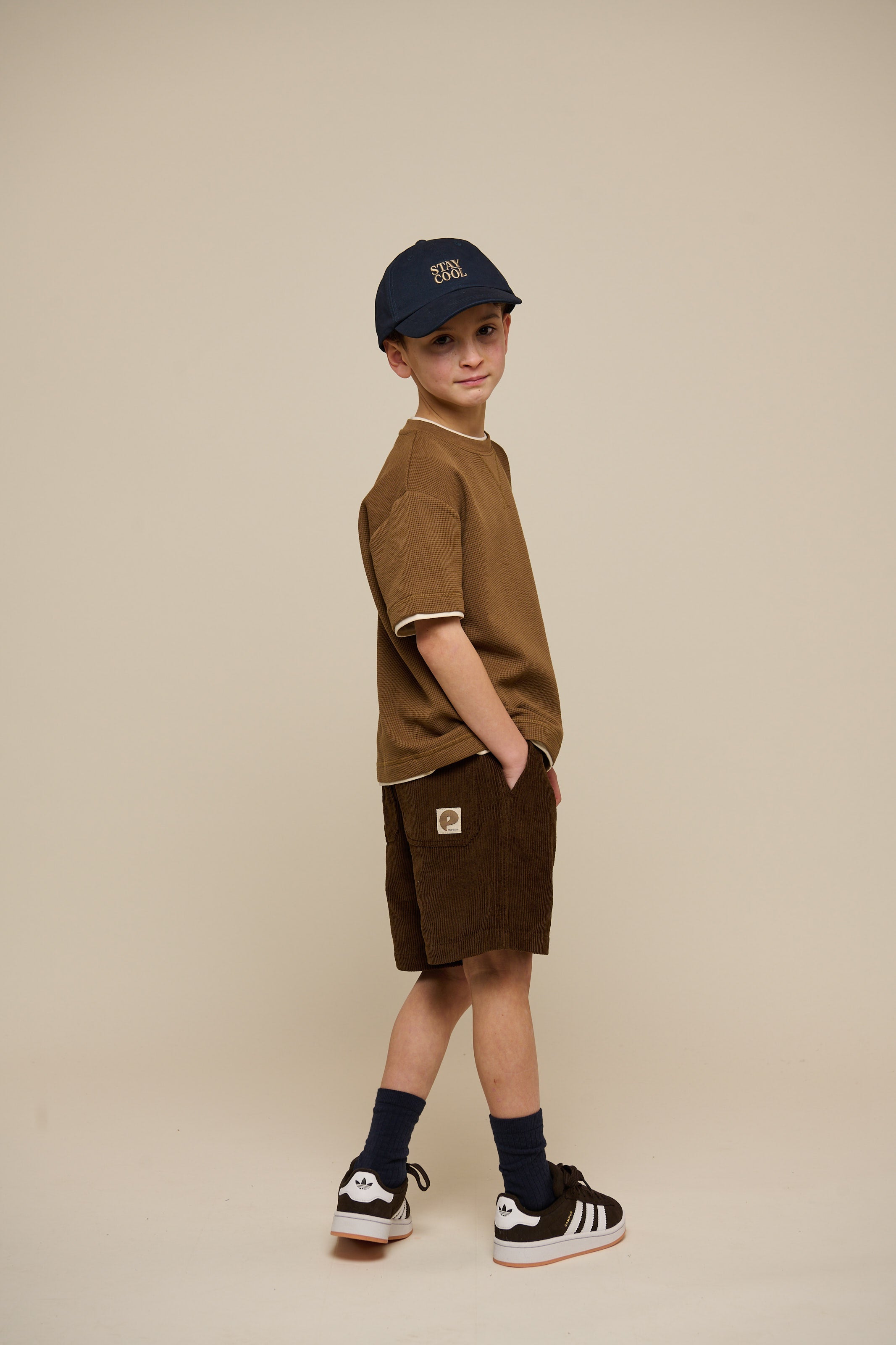 Texturiertes T-Shirt - Tween - Coffee | 100712 Malthe