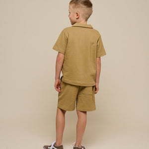 Strukturierte Jersey-Shorts - Tween - Khaki | 101222 Sonny