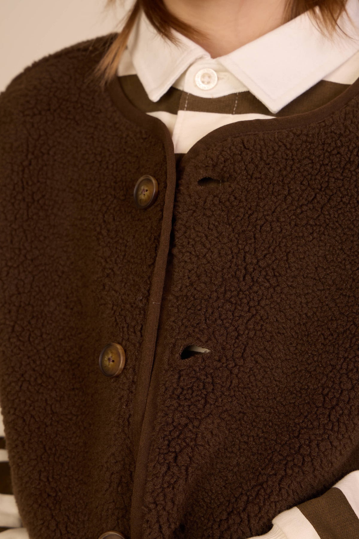 Teddyweste Tween - Dark Brown | 101686 Della