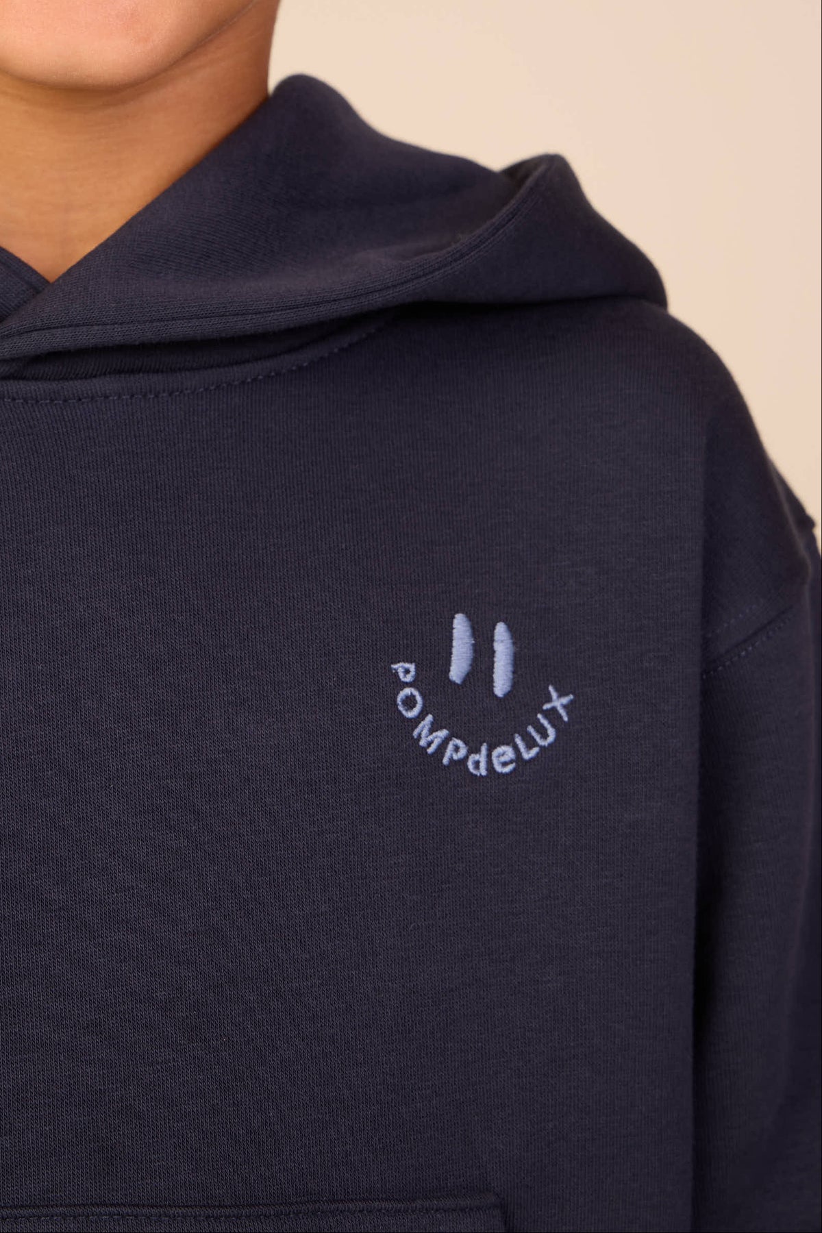 Hoodie mit Smiley-Stickerei Kids - Navy | 101579 Andrew