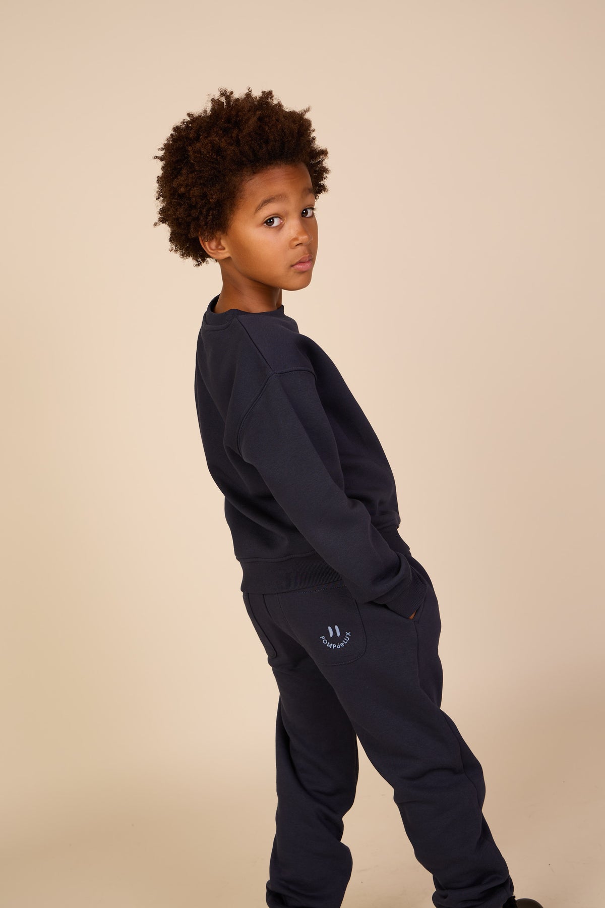 Jogginghose mit Smiley-Stickerei Tween - Navy | 101586 Andrew