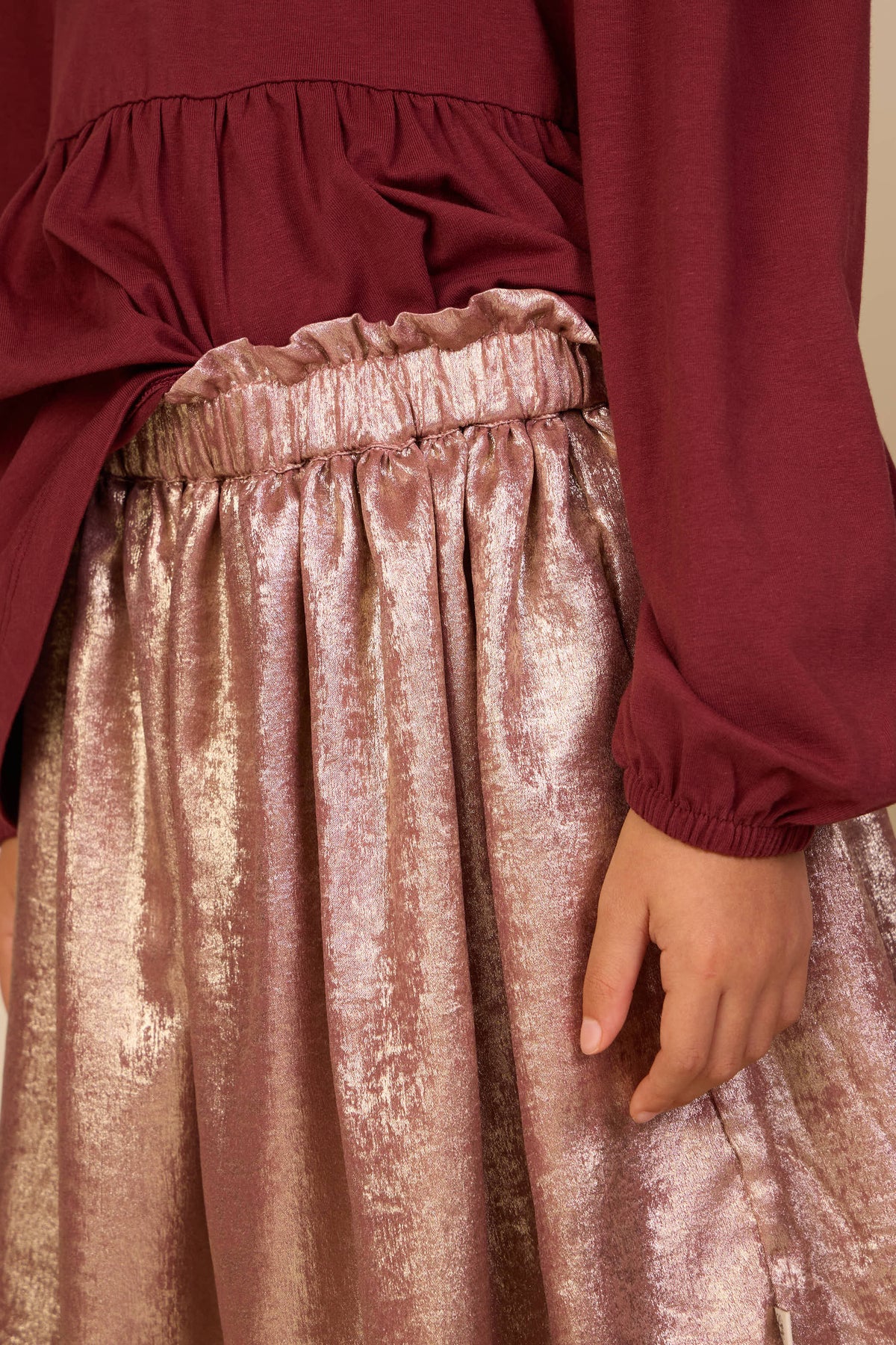 Rock mit goldfarbenem Finish Kids - Dusty Rose | 101673 Sylvia