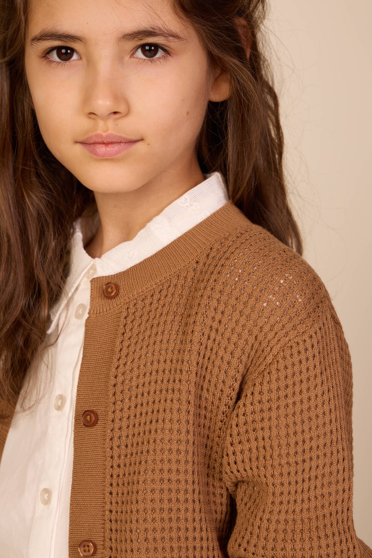 Baumwoll-Strickjacke - Tween - Coconut | 101272 Katie