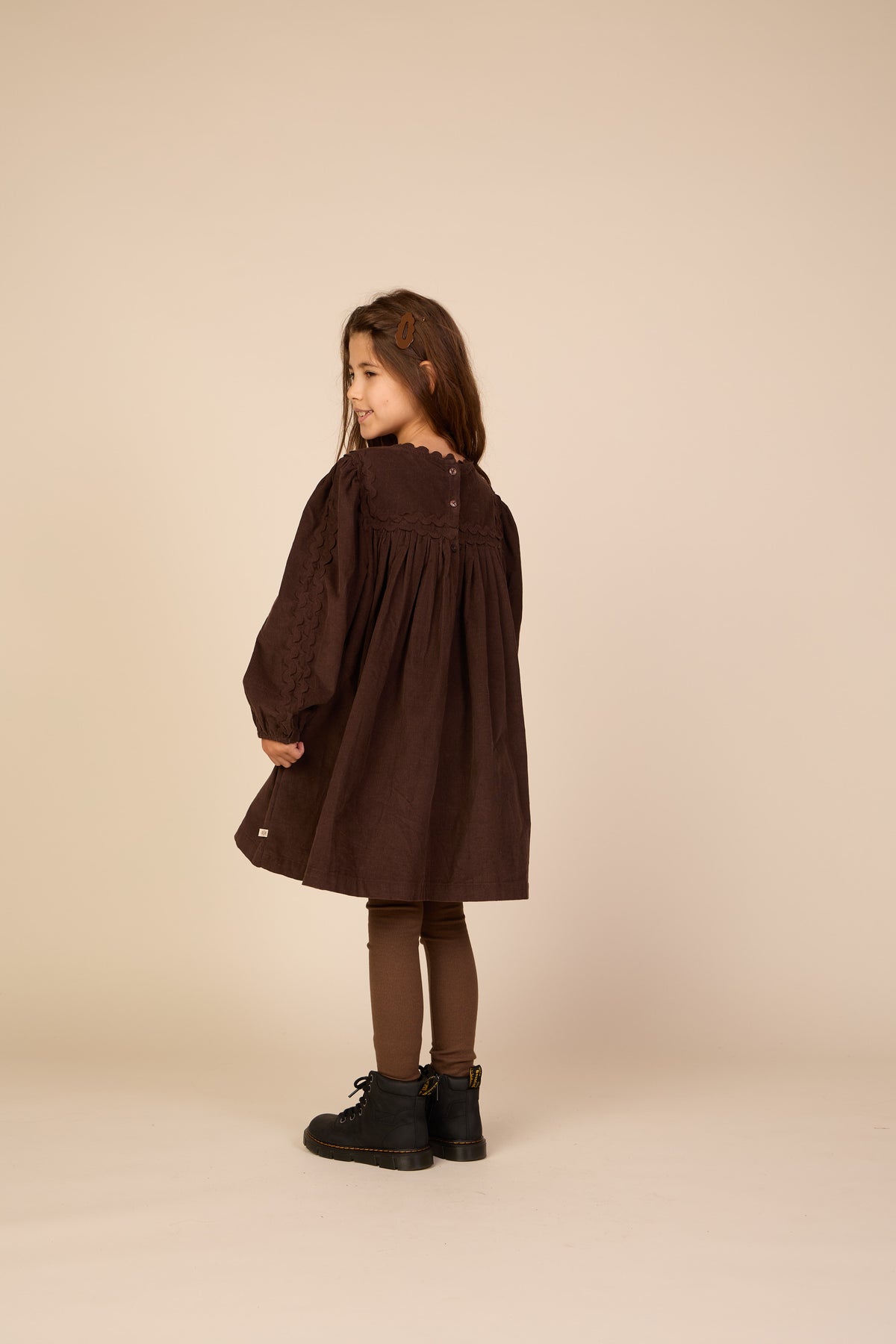 Gerippte Leggings aus Modal-Mix Tween - Brown | 101566 Lottie
