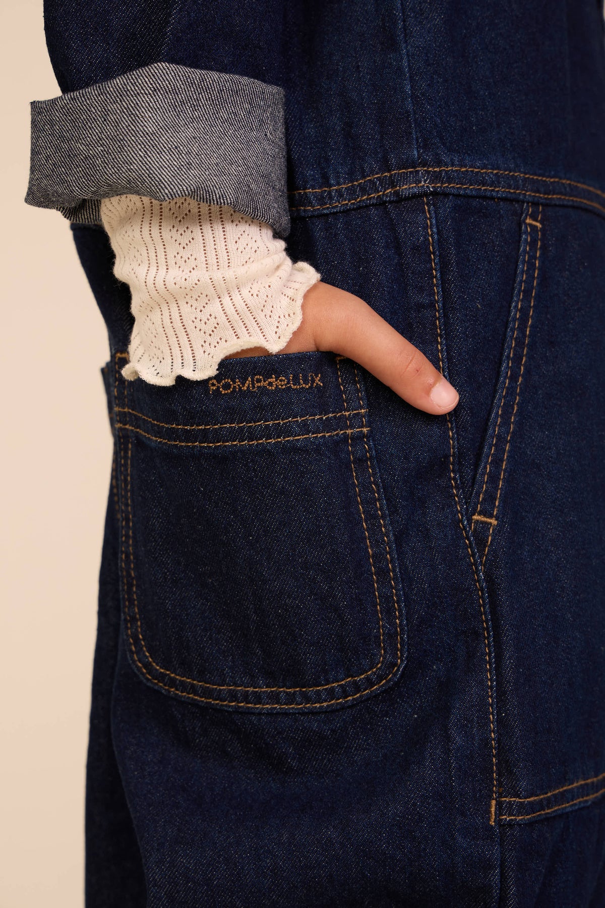Jeans-Overall Kids - Dark Blue | 101642 River