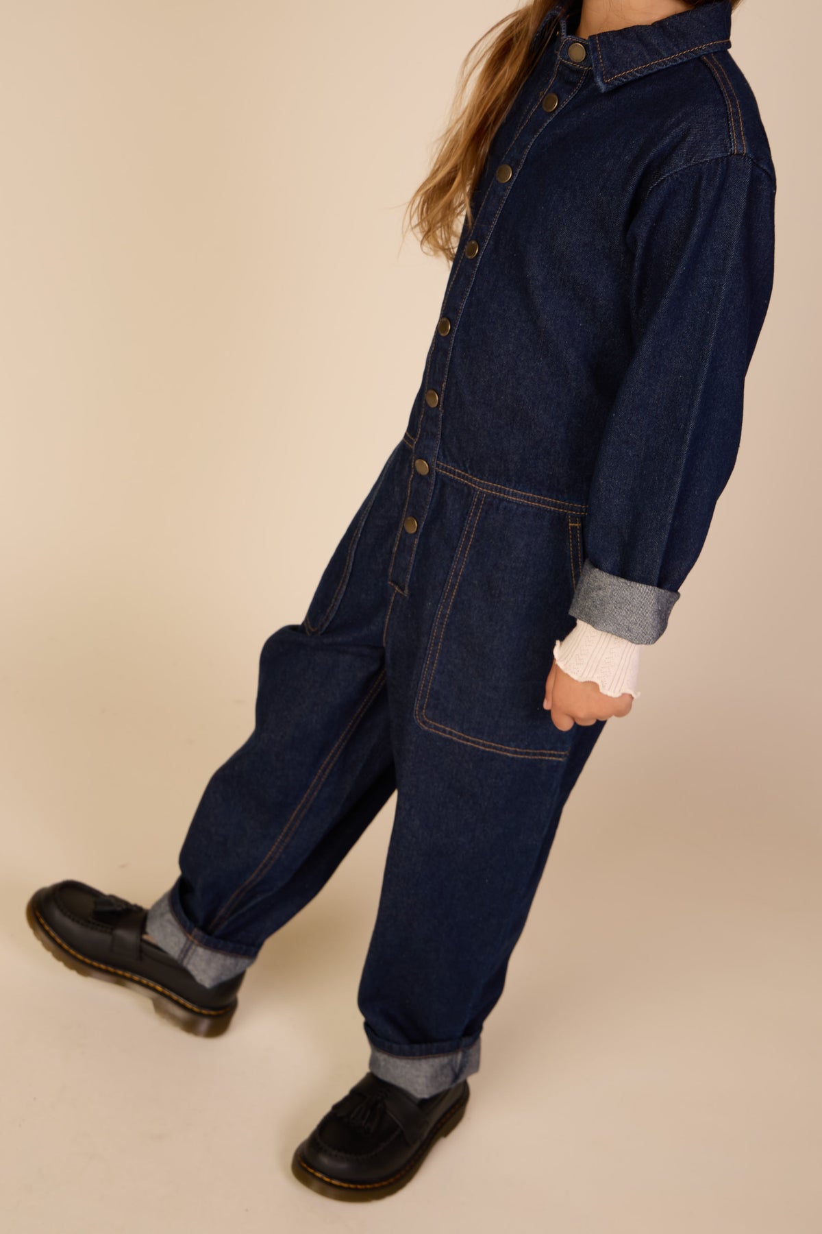Jeans-Overall Tween - Dark Blue | 101643 River