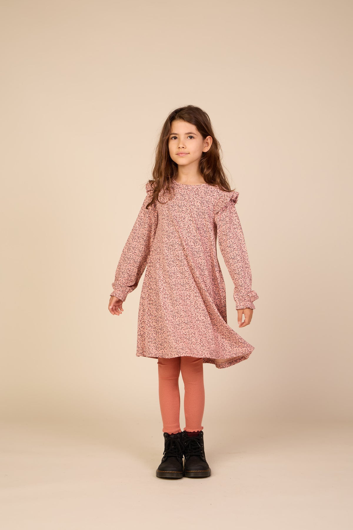 Gerippte Leggings aus Modal-Mix Tween - Dusty Rose | 101568 Lottie