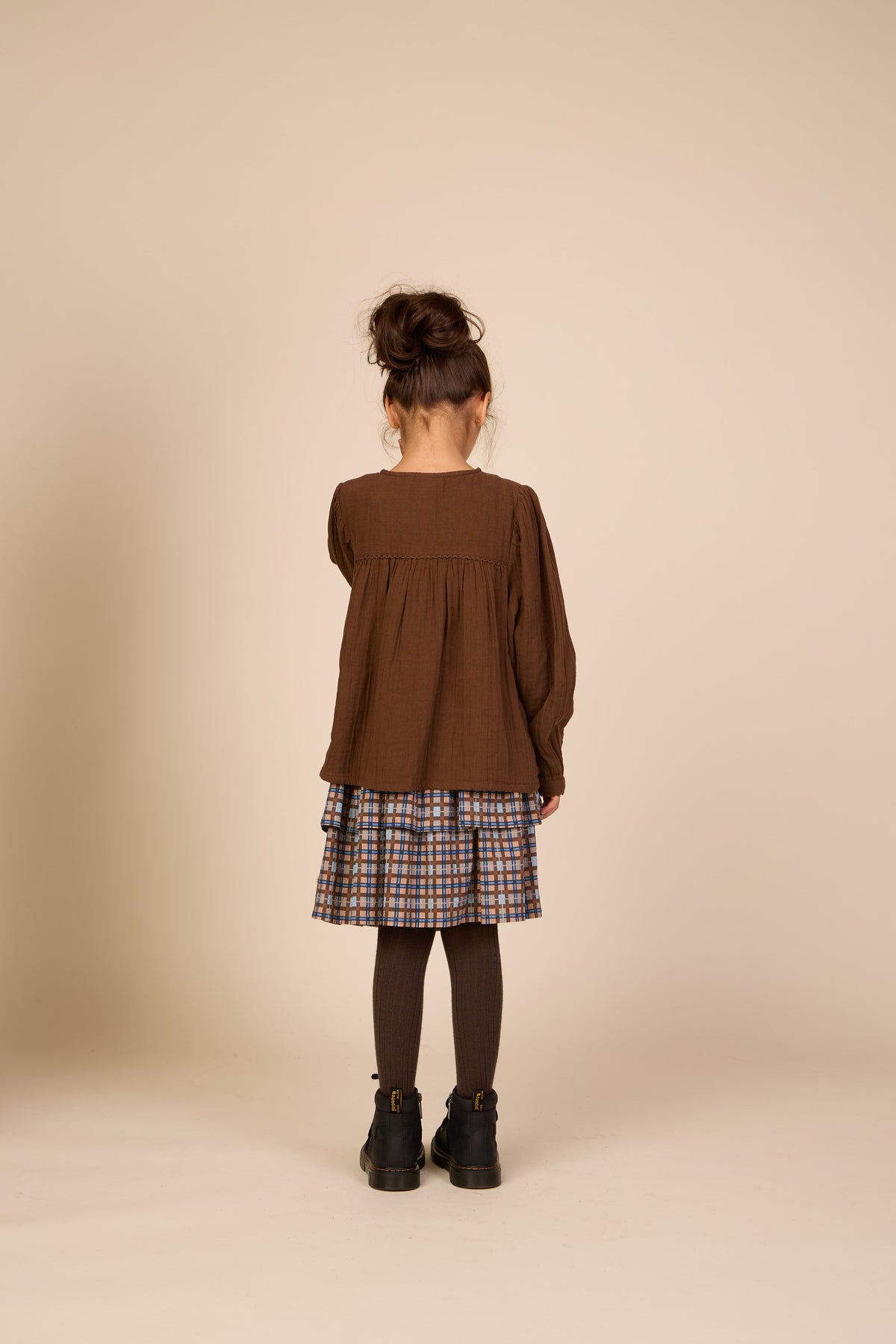 Karierter Baumwollrock Tween - Blue | 101500 Penny