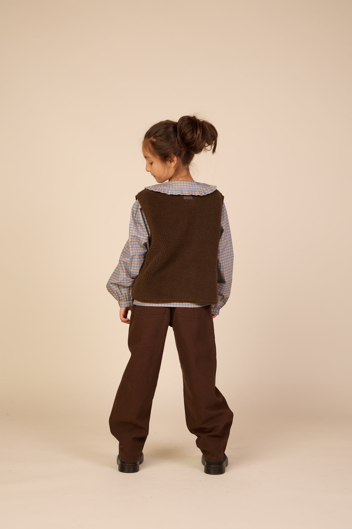 Baggy-Hose aus Canvas Tween - Dark Brown | 101528 Jenna