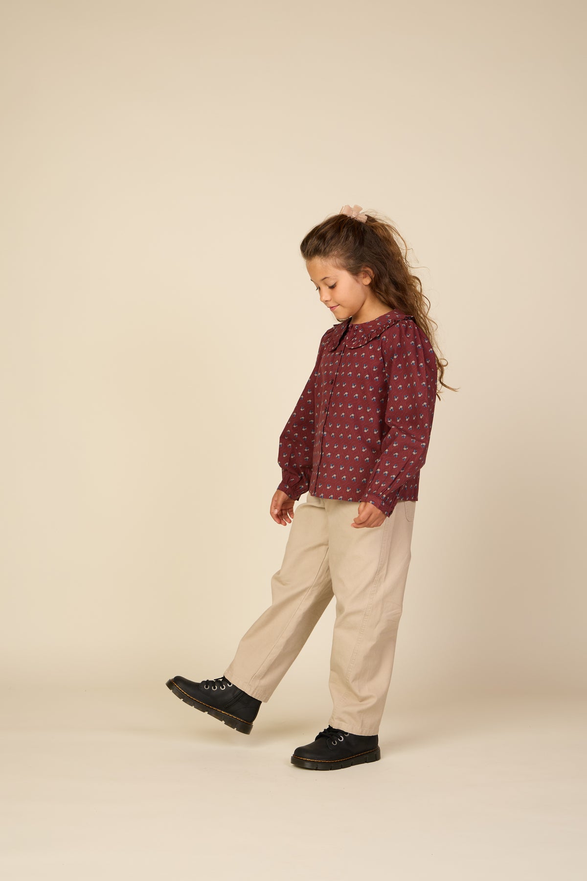 Baggy-Hose aus Canvas Tween - Light Beige | 101530 Jenna