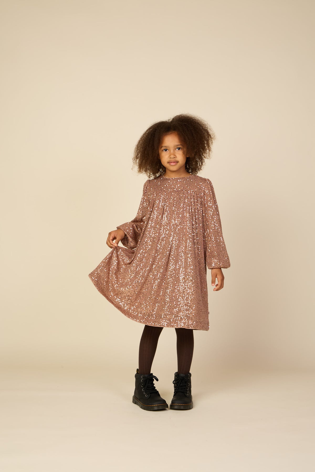 Paillettenkleid Tween - Light Brown | 101676 Amber