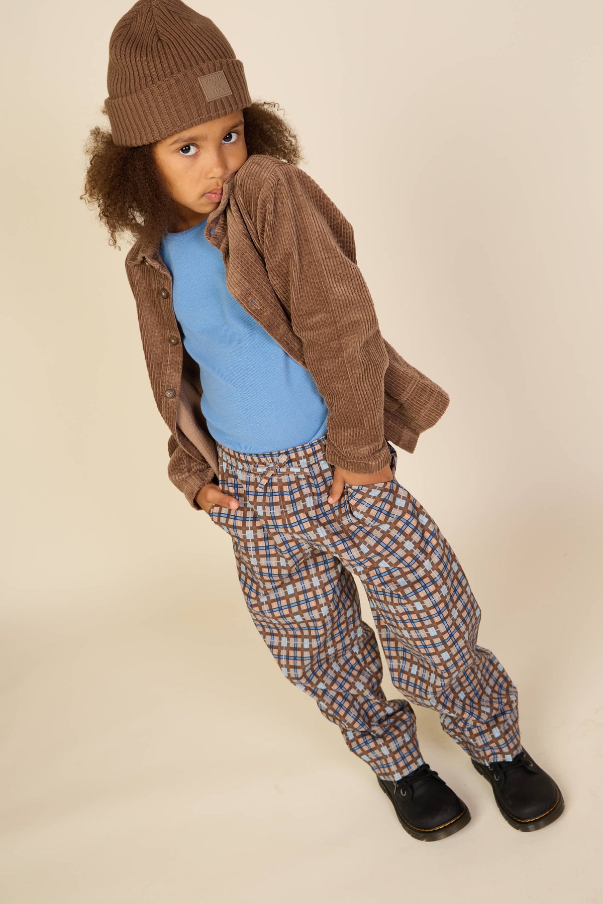 Karierte Baumwollhose Tween - Blue | 101492 Penny