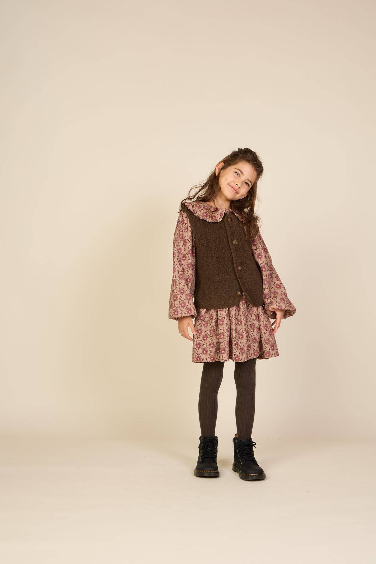 Teddyweste Tween - Dark Brown | 101686 Della