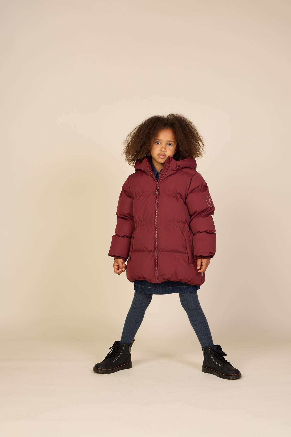 Adventure® Winterjacke mit verstellbarer Taille Tween - Bordeaux | 101416 Elenor
