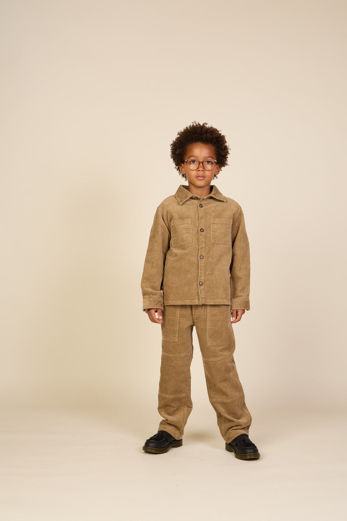 Cord-Overshirt mit aufgesetzten Taschen Tween - Khaki | 101540 Reed