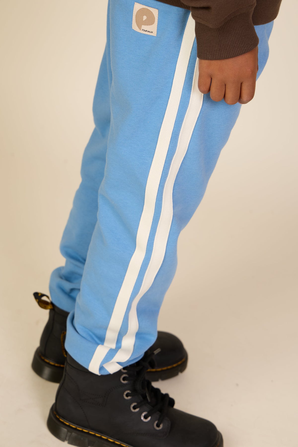 Sweathose mit Kontrast-Tape - Tween - Dusty Blue | 101258 Carter