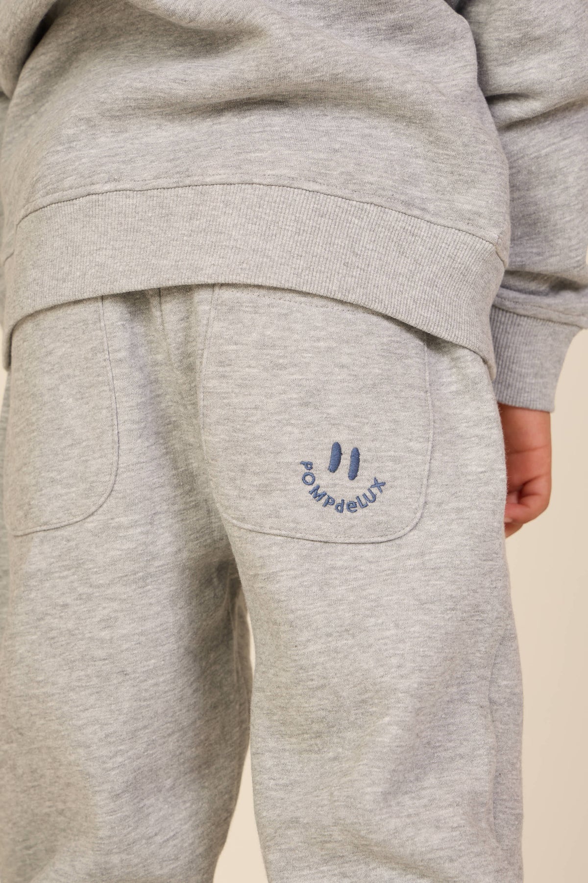 Jogginghose mit Smiley-Stickerei Tween - Grey Melange | 101590 Andrew