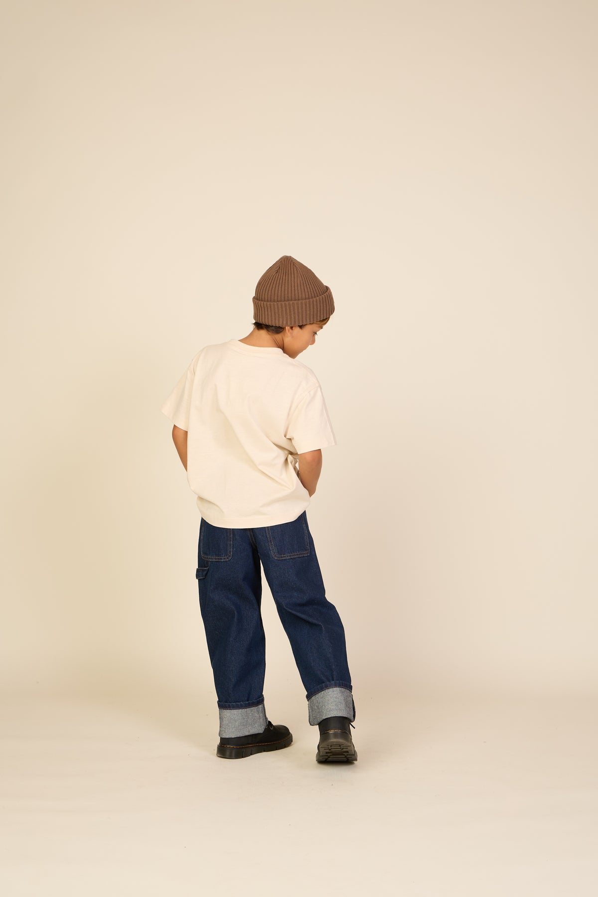 Slub-Jersey Stickerei T-Shirt - Tween - Off White | 101160 Villum