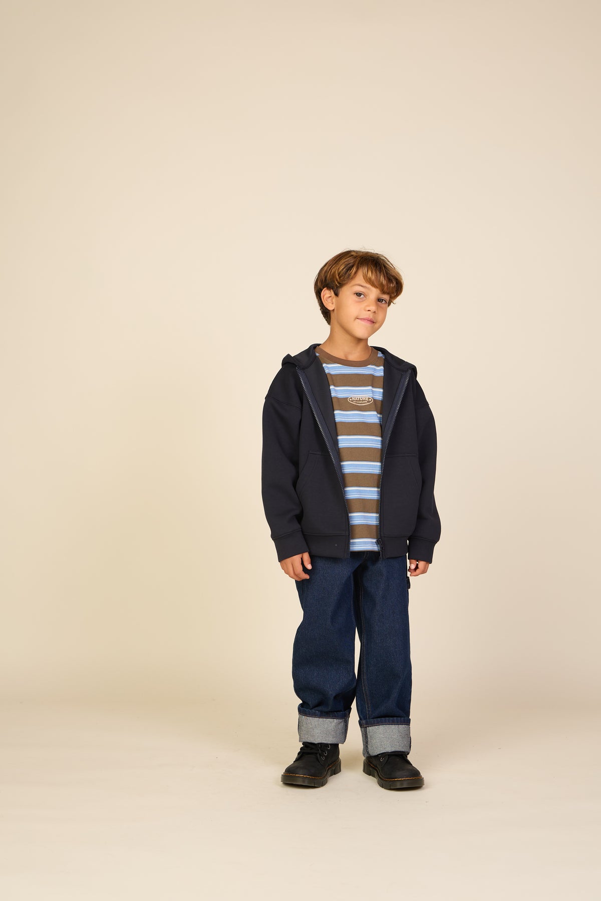 Scuba Hoodie mit Reißverschluss - Tween - Dark Navy | 100640 Liam