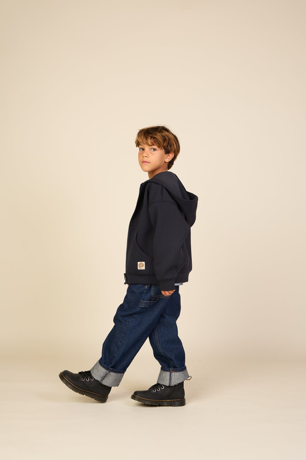 Scuba Hoodie mit Reißverschluss - Tween - Dark Navy | 100640 Liam