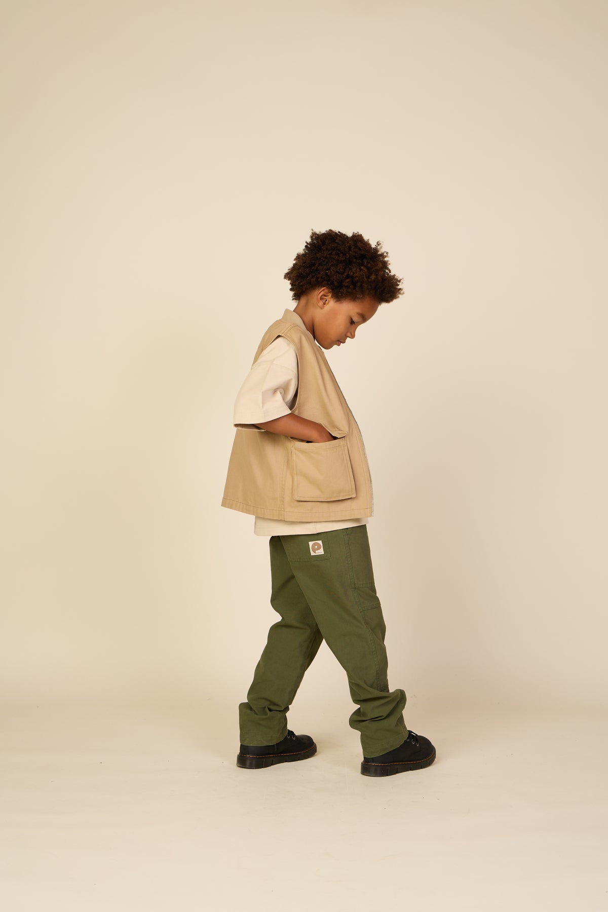 T-Shirt mit Tasche - Tween - Light Sand | 101147 Jasper