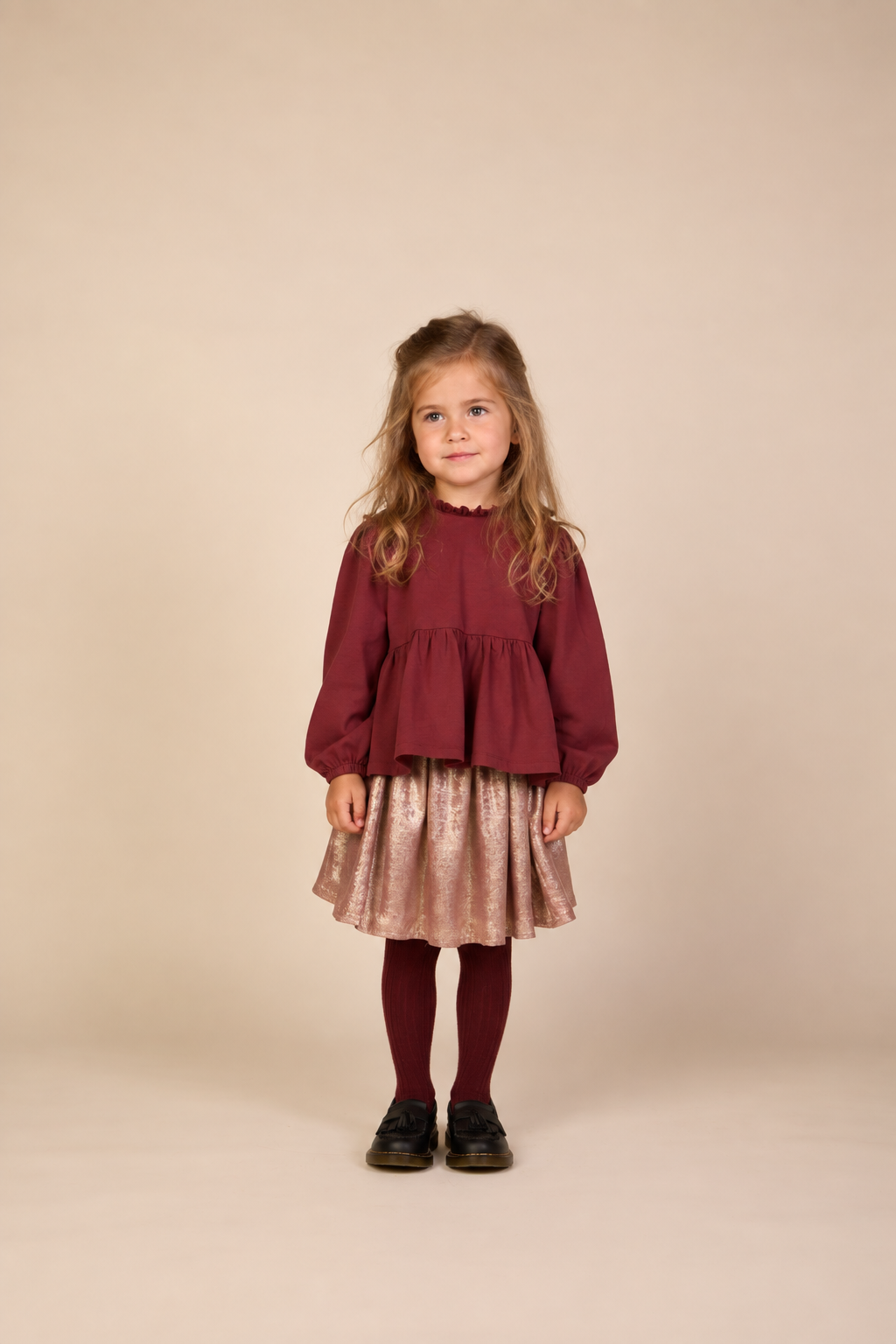 Rock mit goldfarbenem Finish Kids - Dusty Rose | 101673 Sylvia