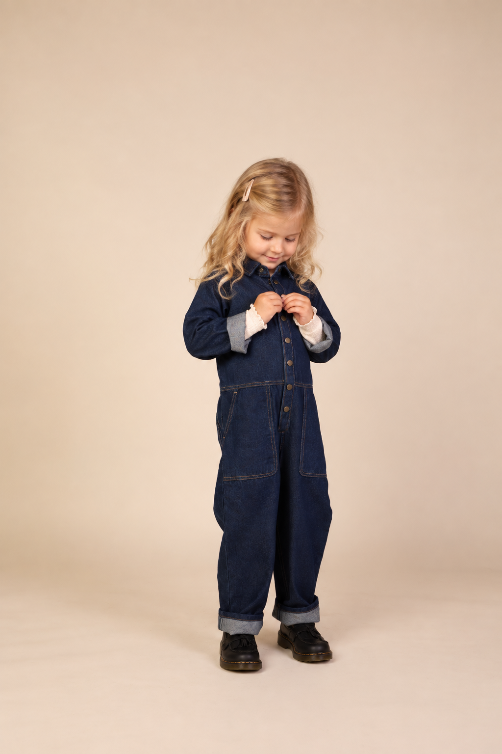 Jeans-Overall Kids - Dark Blue | 101642 River
