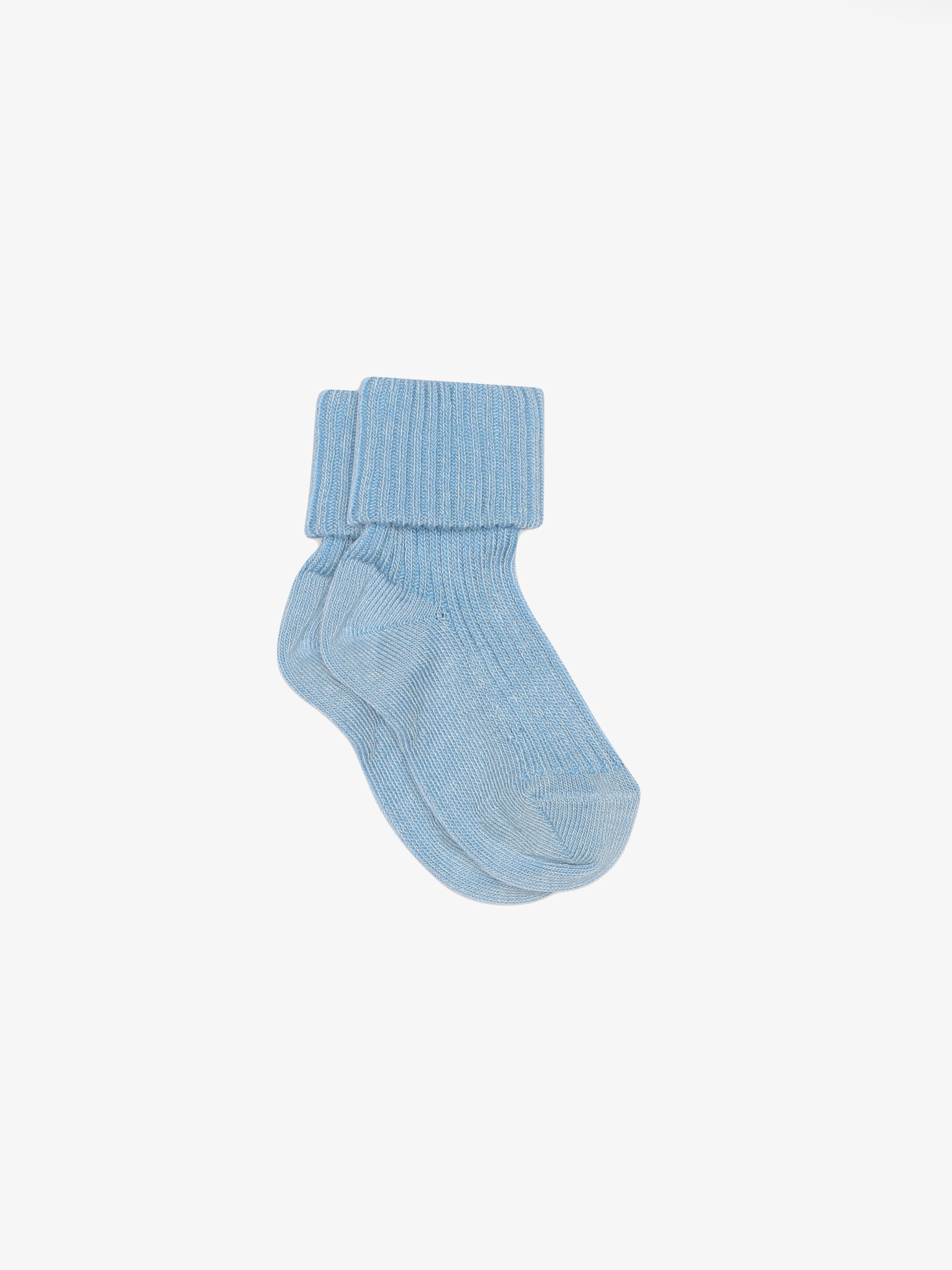 MP Little Cotton Rib Socken - Kids - Blue | 101365 MP Baby Rib Socks