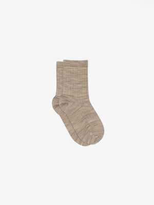 MP Baumwollripp Socken - Tween - Light Brown Melange | 101374 MP Cotton Rib Socks