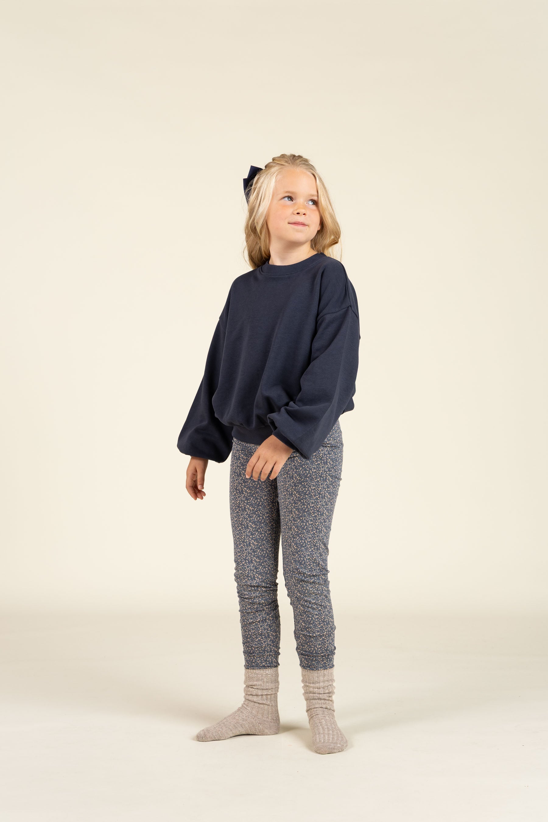 Bedruckte Jersey-Leggings - Tween - Blue | 100769 Ada