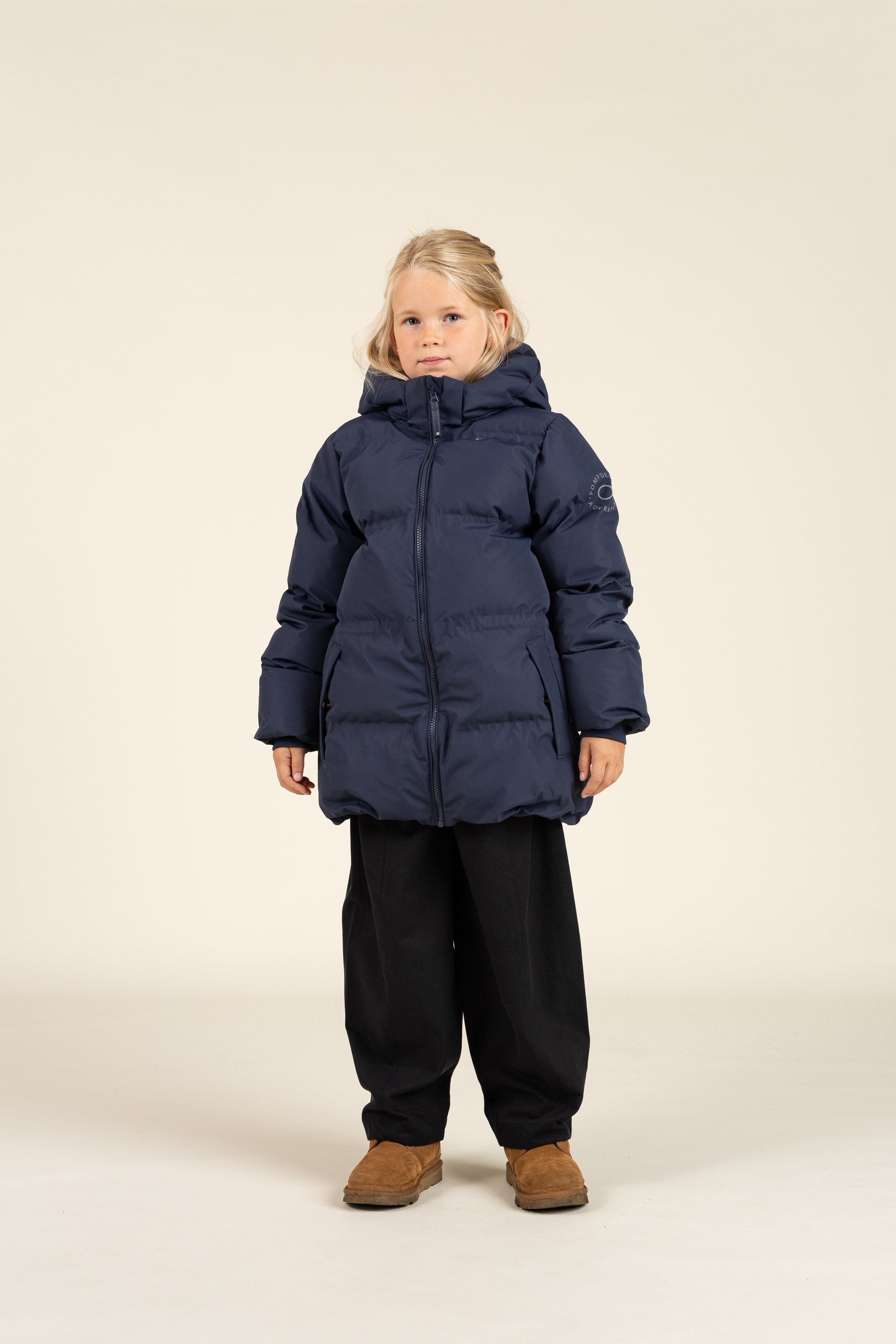 Winterjacke mit Kordelzug - Tween - Navy | 100539 Elenor