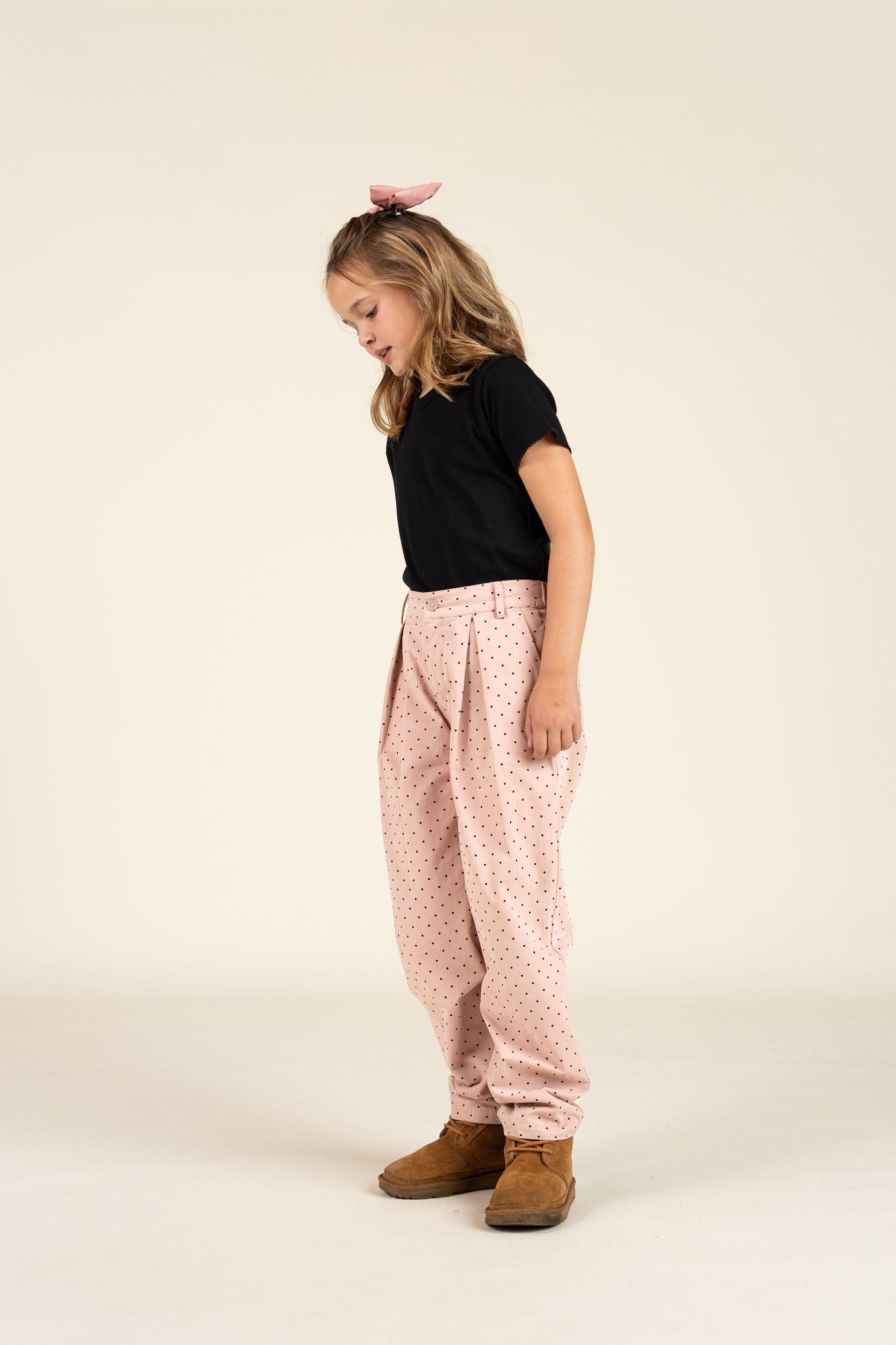 Twill-Hose mit Punkten - Tween - Rose | 100613 Iris