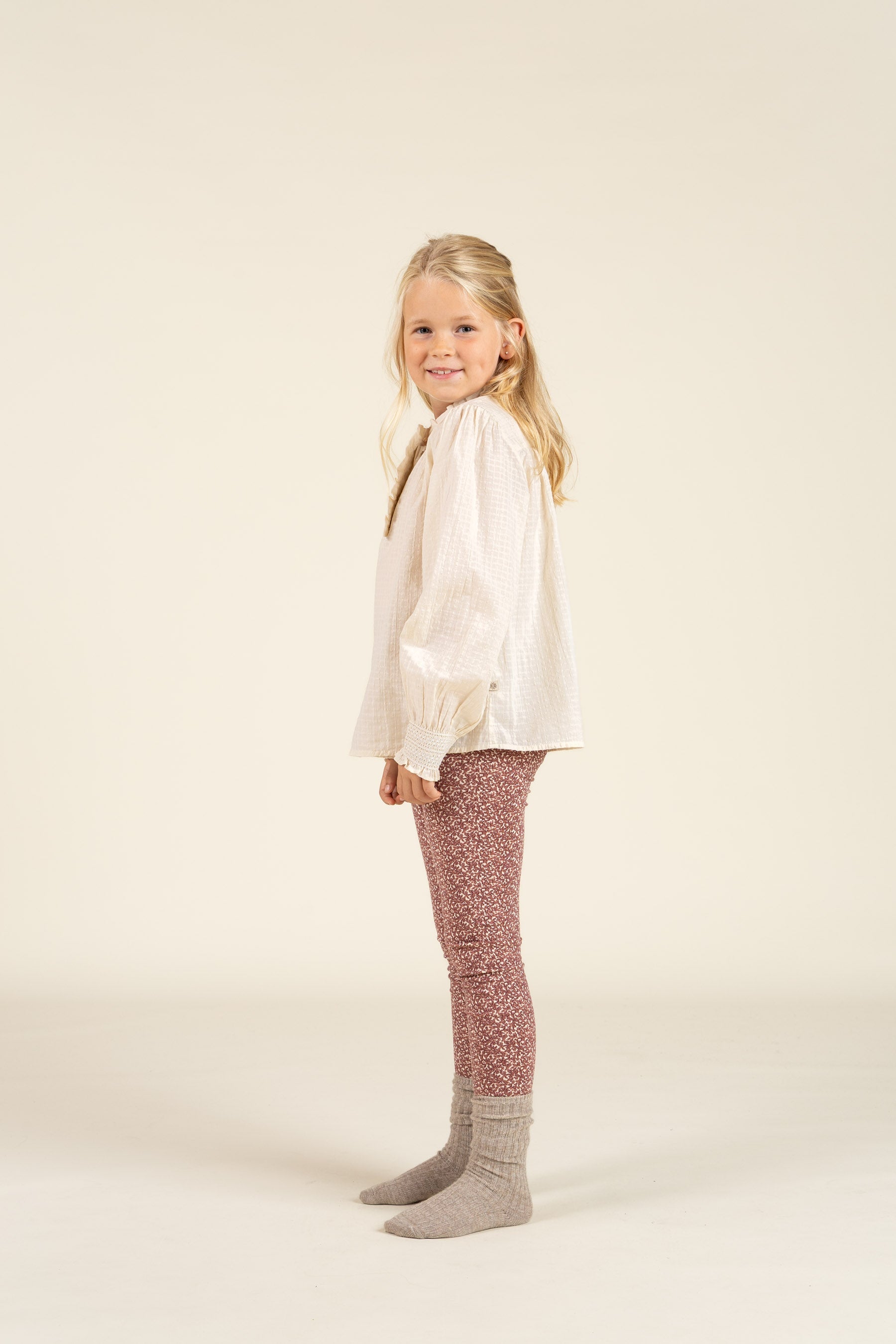 Bedruckte Jersey-Leggings - Tween - Vintage Red | 100767 Ada