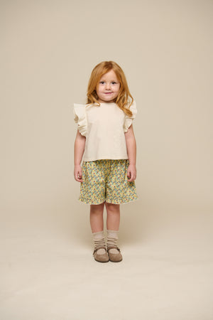 Popelinebluse mit Stickerei - Kids - Offwhite | 101043 Barbara