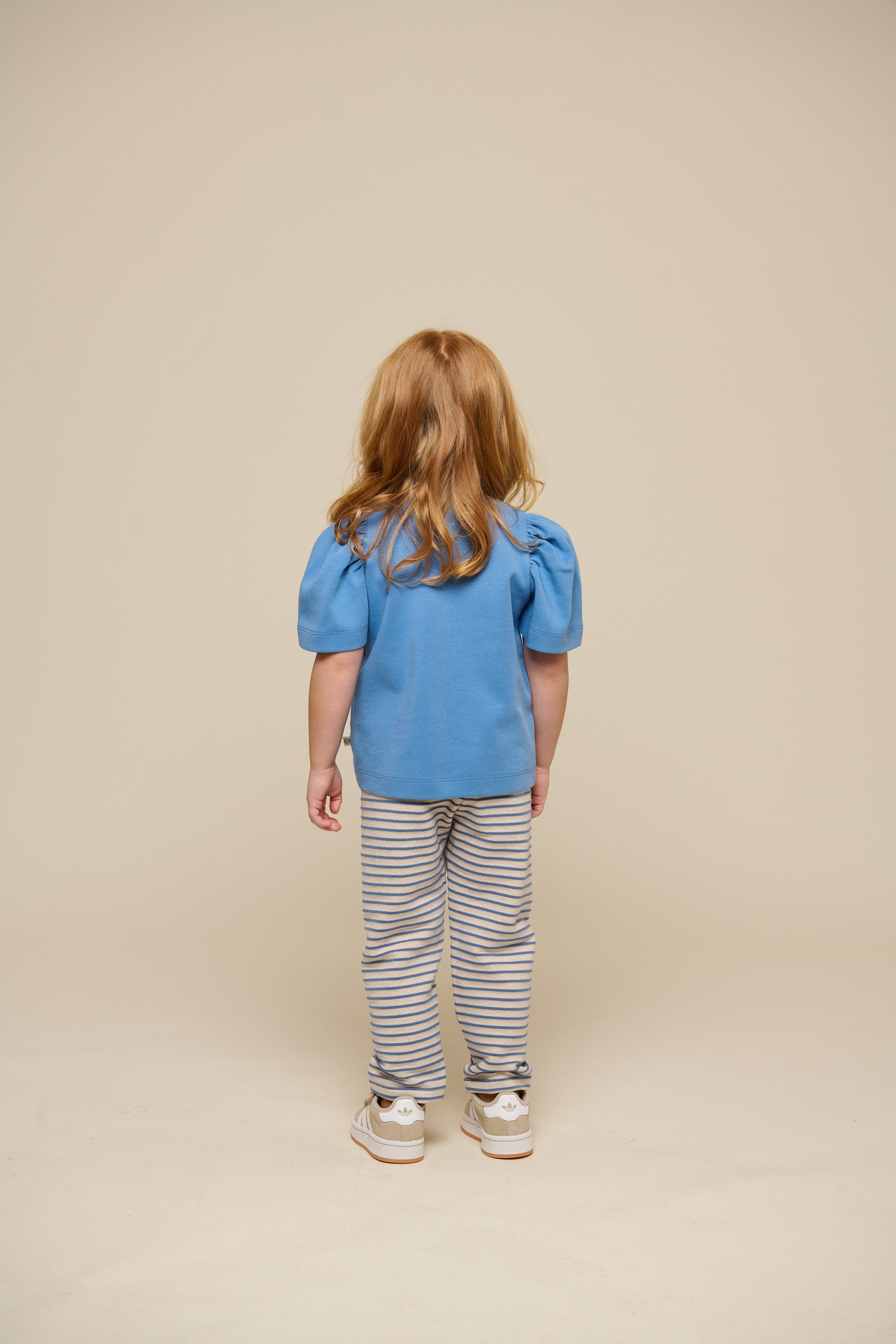 T-Shirt mit Stickerei - Kids - Dusty Blue | 101237 Amanda